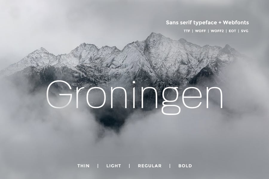 Example font Groningen #1